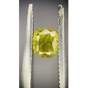 NATURAL COLORED DIAMOND 0.19 CT | CLARITY: P1 | CUT: CUSHION Official appraiser’s valuation: 1,304 USD (4,993.00 PLN gross—based on the exchange rate as of September 23)