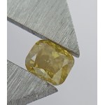 NATURAL COLORED DIAMOND 0.19 CT | CLARITY: P1 | CUT: CUSHION Official appraiser’s valuation: 1,304 USD (4,993.00 PLN gross—based on the exchange rate as of September 23)