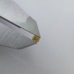 NATURAL COLORED DIAMOND 0.19 CT | CLARITY: P1 | CUT: CUSHION Official appraiser’s valuation: 1,304 USD (4,993.00 PLN gross—based on the exchange rate as of September 23)