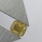NATURAL COLORED DIAMOND 0.19 CT | CLARITY: P1 | CUT: CUSHION Official appraiser’s valuation: 1,304 USD (4,993.00 PLN gross—based on the exchange rate as of September 23)