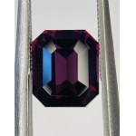 NATURAL SPINEL 2.04 CT | COLOR: VIOLET-PINK | CUT: MODIFIED RADIANT Official appraiser’s valuation: $2,509 (9,611.00 PLN gross—based on the exchange rate as of September 23)