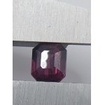NATURAL SPINEL 2.04 CT | COLOR: VIOLET-PINK | CUT: MODIFIED RADIANT Official appraiser’s valuation: $2,509 (9,611.00 PLN gross—based on the exchange rate as of September 23)