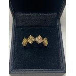 Gold Ring (14k) with Natural Diamonds, 1.07 ct