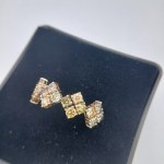 Gold Ring (14k) with Natural Diamonds, 1.07 ct