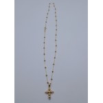 Stunning Milleluci Gold Cross Necklace - Gold Art (18-karat gold)