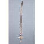 18K (750) Gold Necklace with St. Benedict