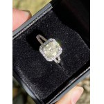 Bague en or sertie de diamants de 2,33 carats (diamant central de 2,01 carats) certifiée IGI