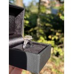 Bague en or sertie de diamants de 2,33 carats (diamant central de 2,01 carats) certifiée IGI