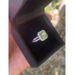 Bague en or sertie de diamants de 2,33 carats (diamant central de 2,01 carats) certifiée IGI
