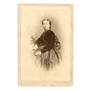 Grudziądz, portret kobiety, fot. Bülowius & Lulkowski l. 60-te XIX w. Rzadkość (142)