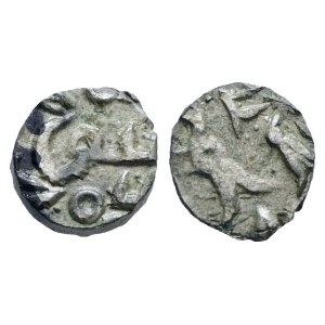INDIA. Princely states. Fanam., XIX secolo Ag; 0,30gr: BB