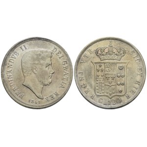 NAPOLI. REGNO DELLE DUE SICILIE. Ferdinando II di Borbone (1830-1859). Piastra da 120 grana 1841. Gig. 67; Ag; 27,45gr; BB+