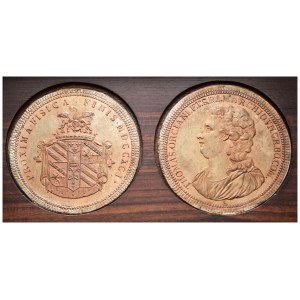 ITALIA. PERSONAGGI. Placche uniface in galvano in piombo ramato della medaglia del marchese Tommaso Obizzi (1791) .