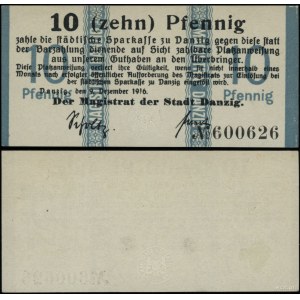 Prusy Zachodnie, 10 fenigów, 9.12.1916