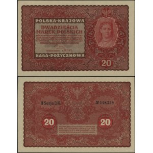 Poland, 20 Polish marks, August 23, 1919