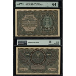 Poland, 500 Polish marks, August 23, 1919