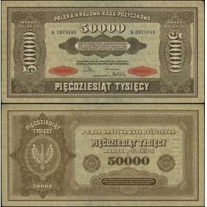 Polonia, 50.000 marchi polacchi, 10.10.1922, A