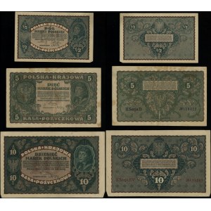 Poland, set of 6 banknotes, 1919–1920