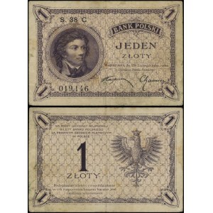 Polska, 1 złoty, 28.02.1919, 38 C