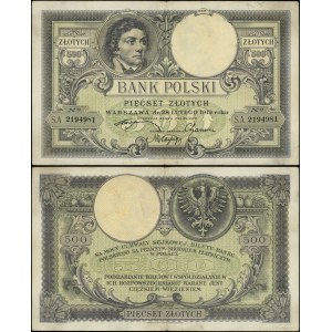 Poland, 500 zlotych, February 28, 1919