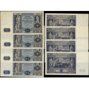 Poland, set: 4 x 20 zlotych, November 11, 1936