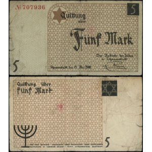 Poland, 5 Polish stamps, May 15, 1940