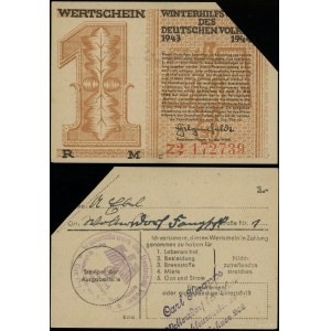 Poland, 1 mark, 1943–1944