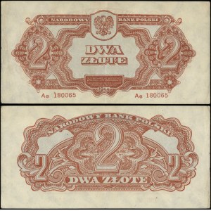 Poľsko, 2 zloté, 1944, OBOWIĄZKOWYM, Ae
