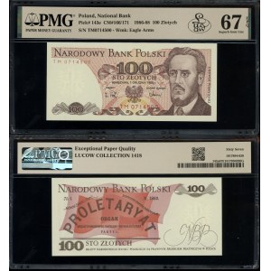 100 zlotys, 1er décembre 1988, TM
