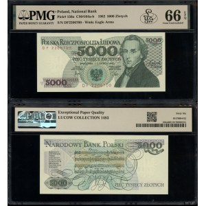 5 000 zlotých, 1. 6. 1982, DF