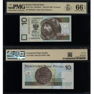 10 zlotych, March 25, 1994, IF