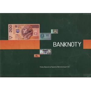 Polska, folder reklamowy BANKNOTY z banknotem testowym PWPW - 04 Pokrzewka czarnołbista, (2004)