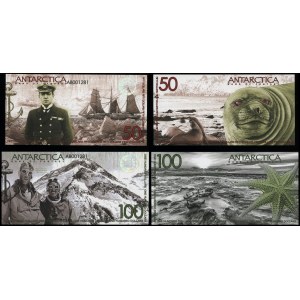 Antarctica, set of 6 decorative banknotes, 2025