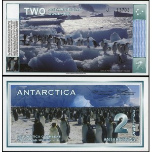 Antarktyda, 2 dolary, 1.03.1996