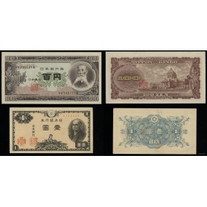 Japan, set of 2 banknotes, 1946–1953