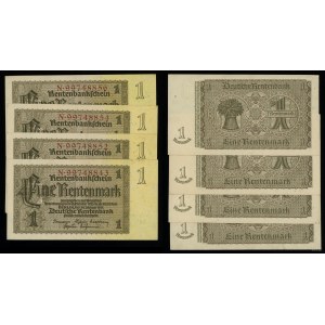 Deutschland, Satz 4 × 1 Rentenmark, 30.01.1937