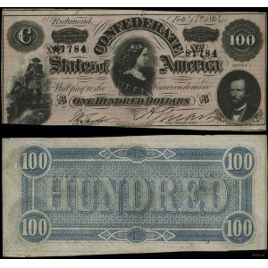 Vereinigte Staaten von Amerika (USA), 100 Dollar, 17.02.1864