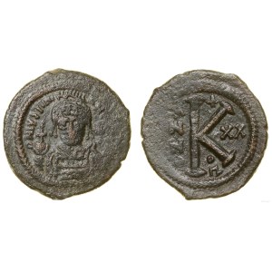 Byzantium, 1/2 follis, 546–547 (20th year of reign)