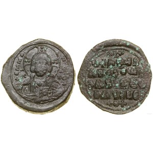 Bizancjum, anonimowy follis (przypisywany Bazylowi II i Konstantynowi VIII), (ok. 976-1028), Konstantynopol