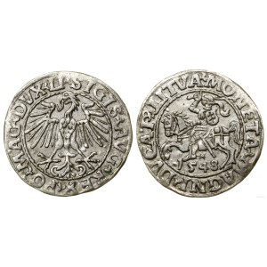Poland, half-grosz, 1548, Vilnius