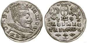 Polska, trojak, 1596, Wilno
