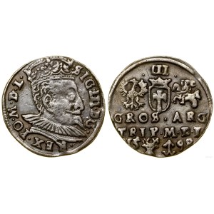 Polska, trojak, 1598, Wilno