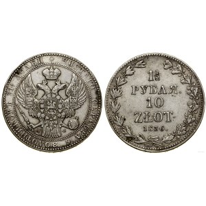 Polska, 1 1/2 rubla = 10 złotych, 1836 MW, Warszawa