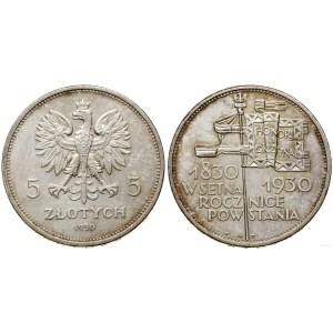 Poland, 5 zlotych, 1930, Warsaw