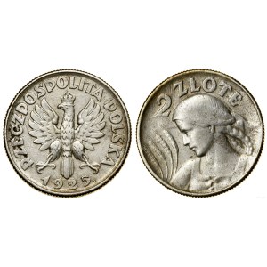 Poland, 2 zlote, 1925, London