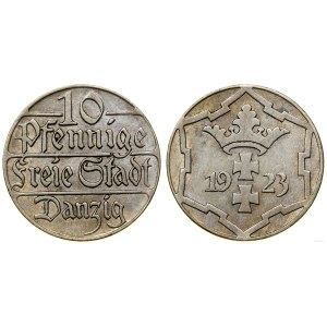 Pologne, 10 pfennigs, 1923, Berlin