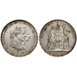 Austria, 2 guldeny, 1854 A, Wiedeń