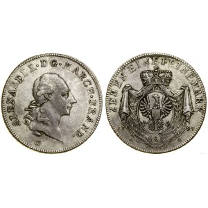 Německo, talar, 1784, Schwabach
