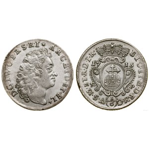 Germany, 1/6 thaler, 1715, Düsseldorf