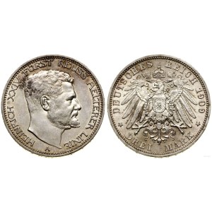 Germany, 3 marks, 1909 A, Berlin